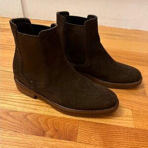 To Boot Dark Brown Suede Chelsea Boots